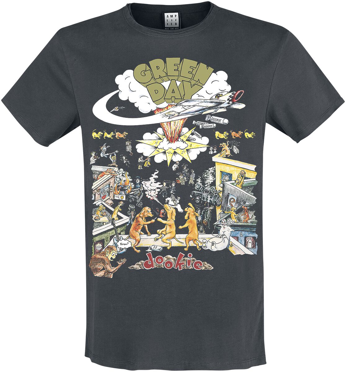 Amplified Collection Dookie T-Shirt charcoal von Green Day