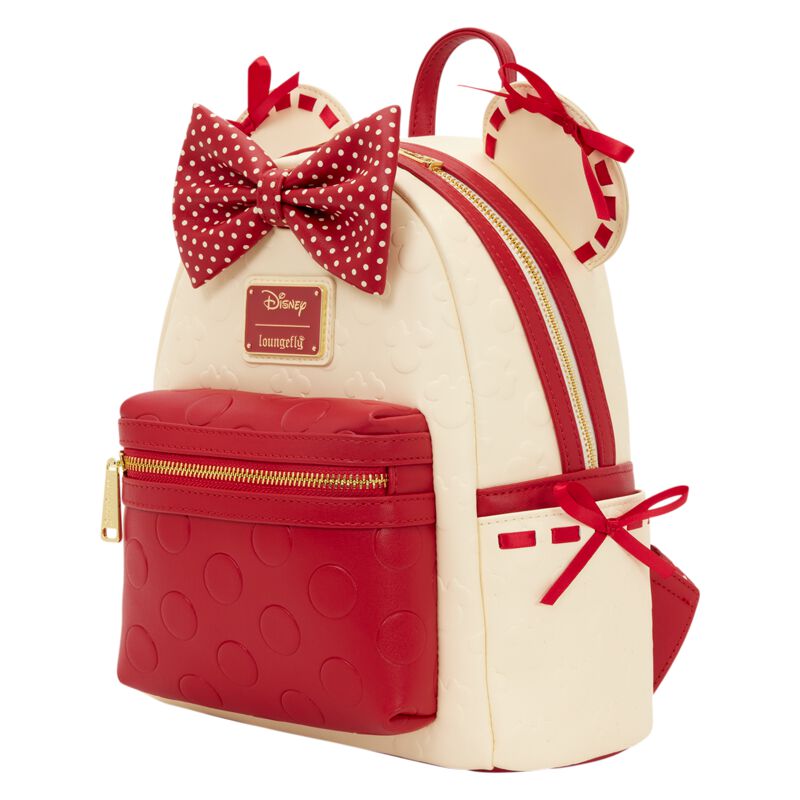 Micky Maus Loungefly - Minnie Mouse - Rock The Dots Mini-Rucksack multicolor