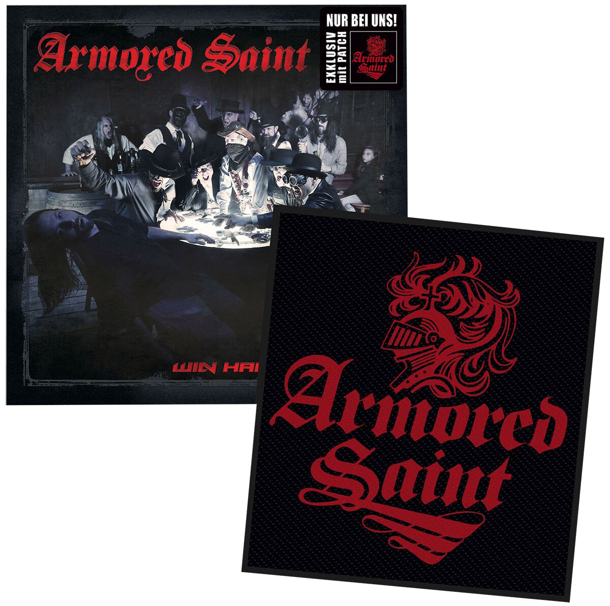 Image of Armored Saint Win hands down CD & DVD & Patch Standard