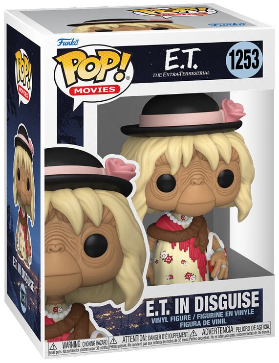 E.T. – Der Ausserirdische E.T. 40th anniversary – E.T. in disguise Vinyl Figur 1253 Funko Pop! multicolor