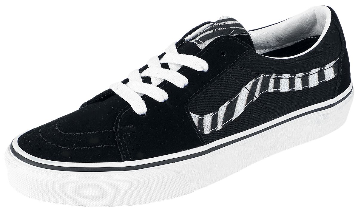 Vans SK8-LOW Animal Sidestripe Black Zebra Sneakers black