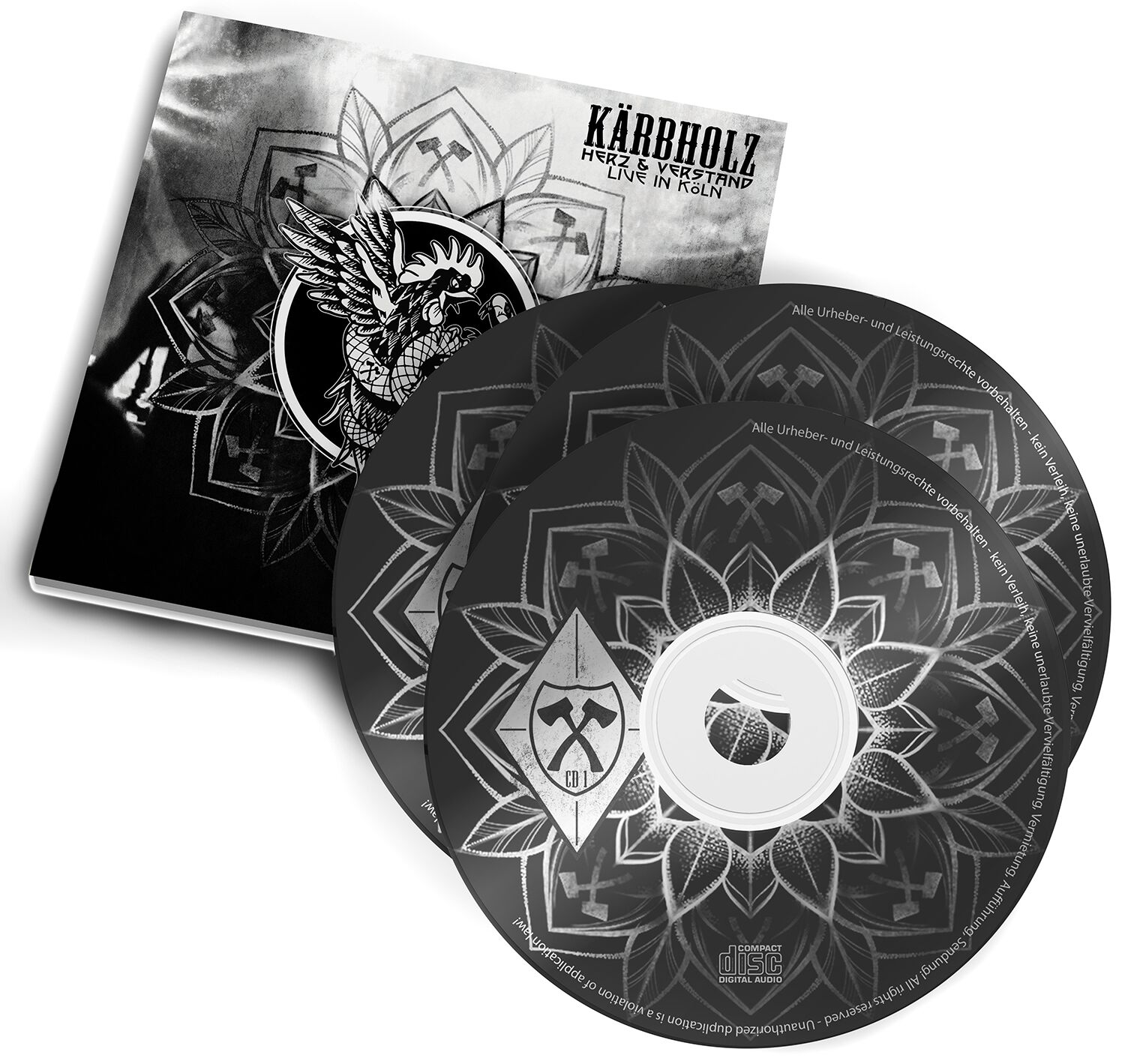 Kärbholz Herz & Verstand – Live in Köln CD multicolor