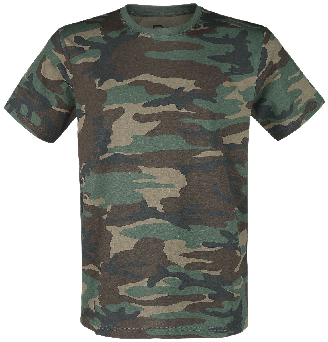Brandit T-Shirt - Premium T-Shirt - S bis 6XL - für Männer - Größe 5XL - woodland