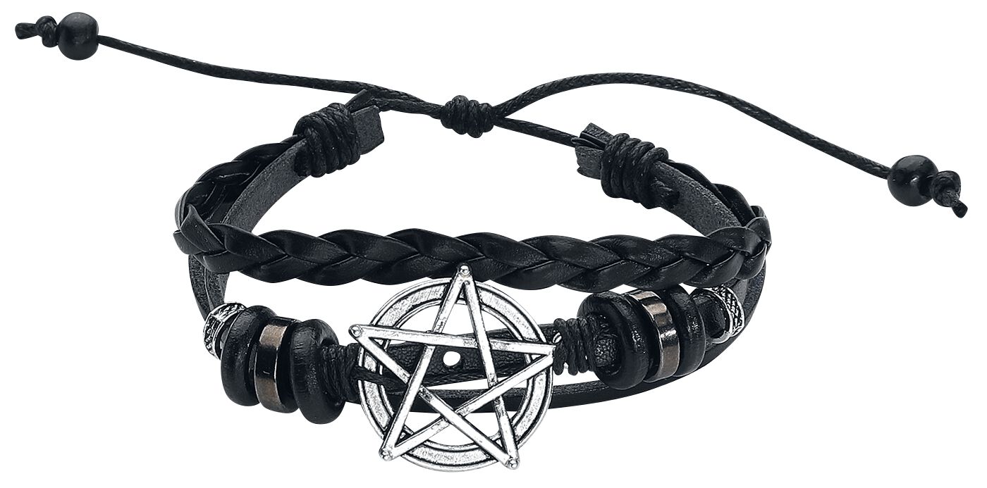 etNox Pentagramm Lederarmband schwarz – 30.03% Rabatt etNox Pentagramm Lederarmband schwarz – 30.03% Rabatt