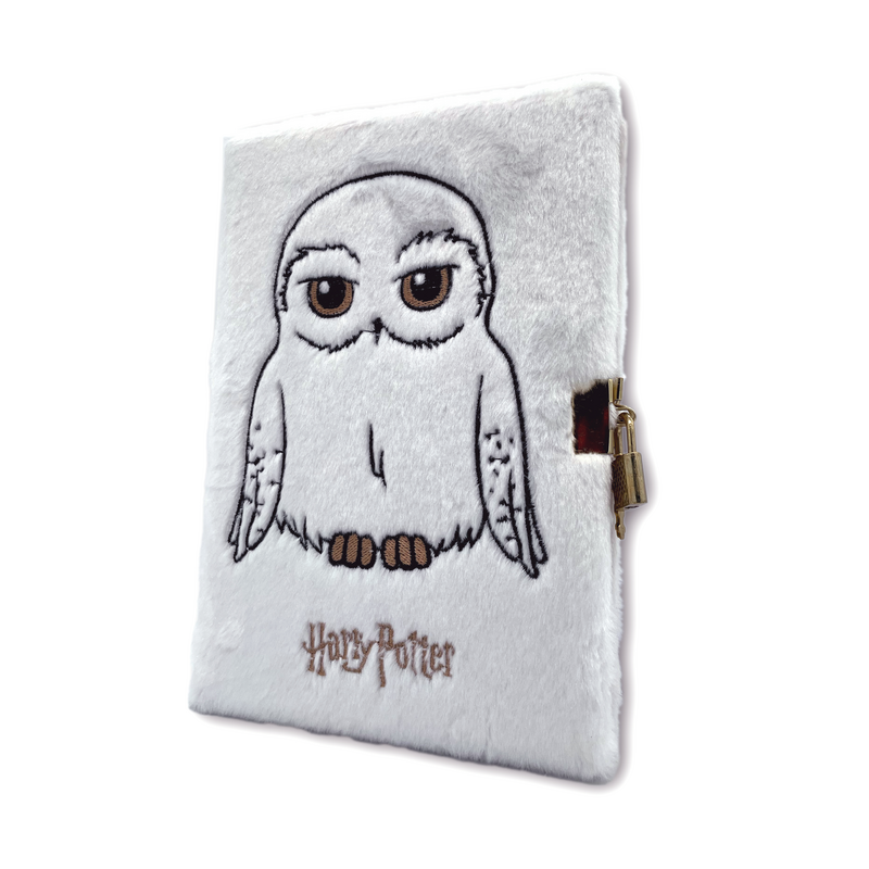 Harry Potter  Notebook - Hedwig - white-gold