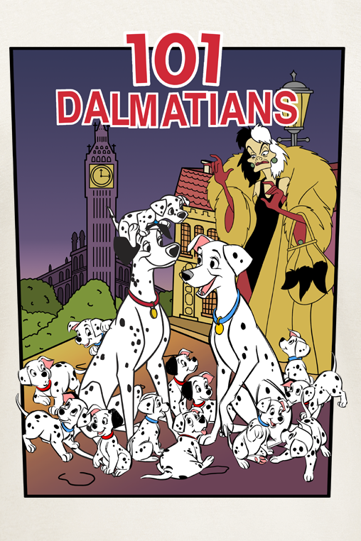 101 Dalmatiner Familie T-Shirt multicolor