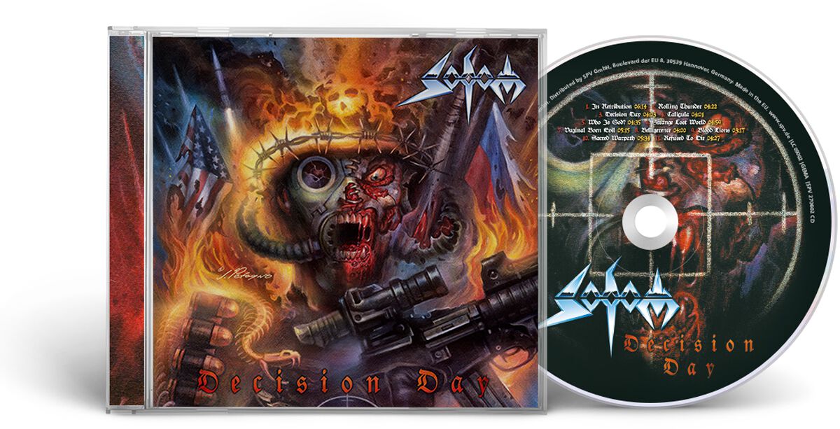Decision day von Sodom – CD (Jewelcase, Re-Release) Decision day von Sodom – CD (Jewelcase, Re-Release)