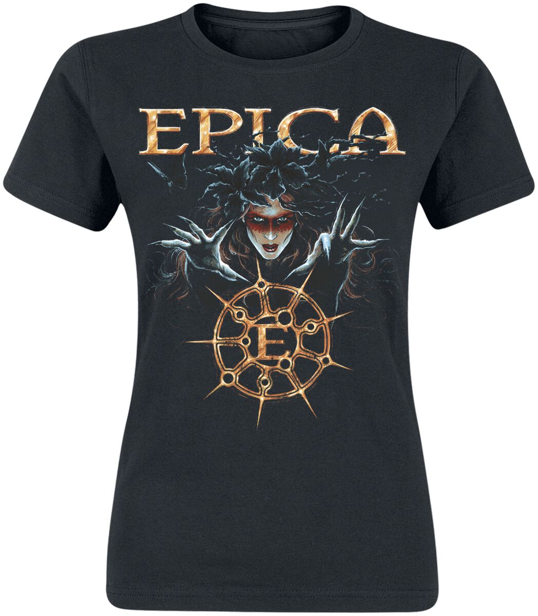 T-Shirt  di Epica - Simone Arcana - S a XXL - Donna - nero