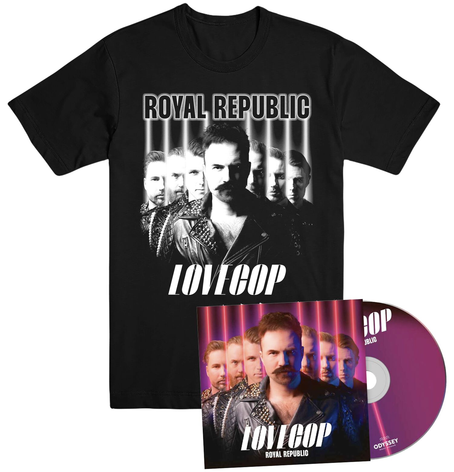 Levně Royal Republic LoveCop CD & tricko černá