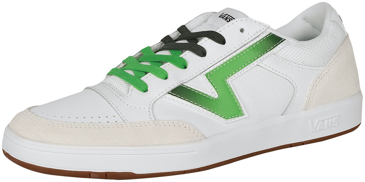 Vans LOWLAND CC Showcase White Sneaker weiß grün Vans LOWLAND CC Showcase White Sneaker weiß grün