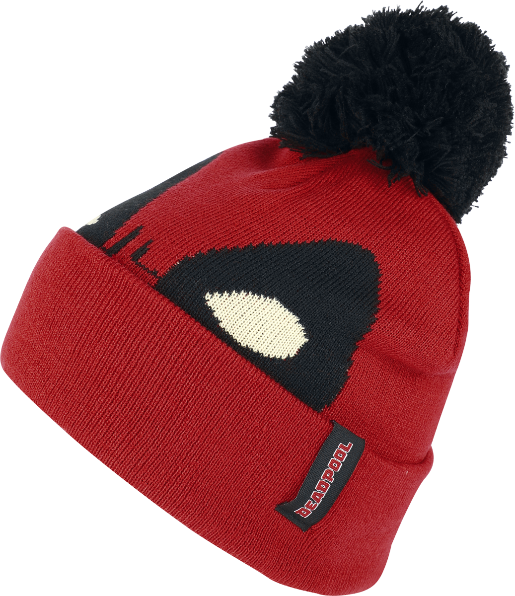 Mössa  av Deadpool - Deadpol Face röd/vit/svart