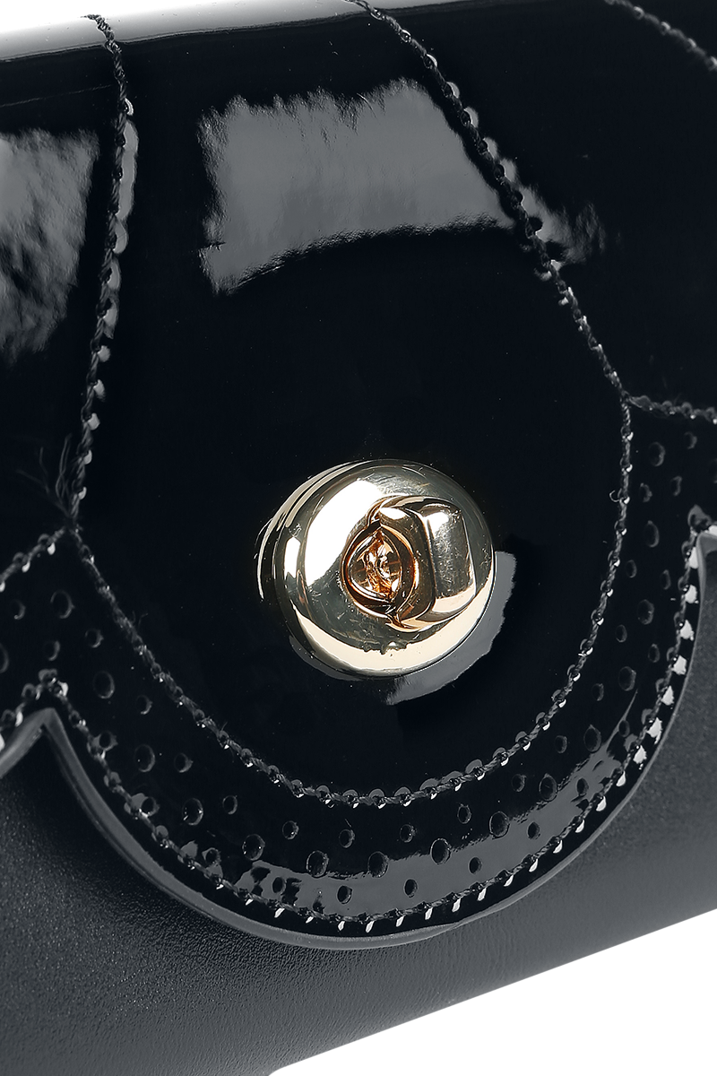 Banned Retro Scalloped Geldbörse schwarz