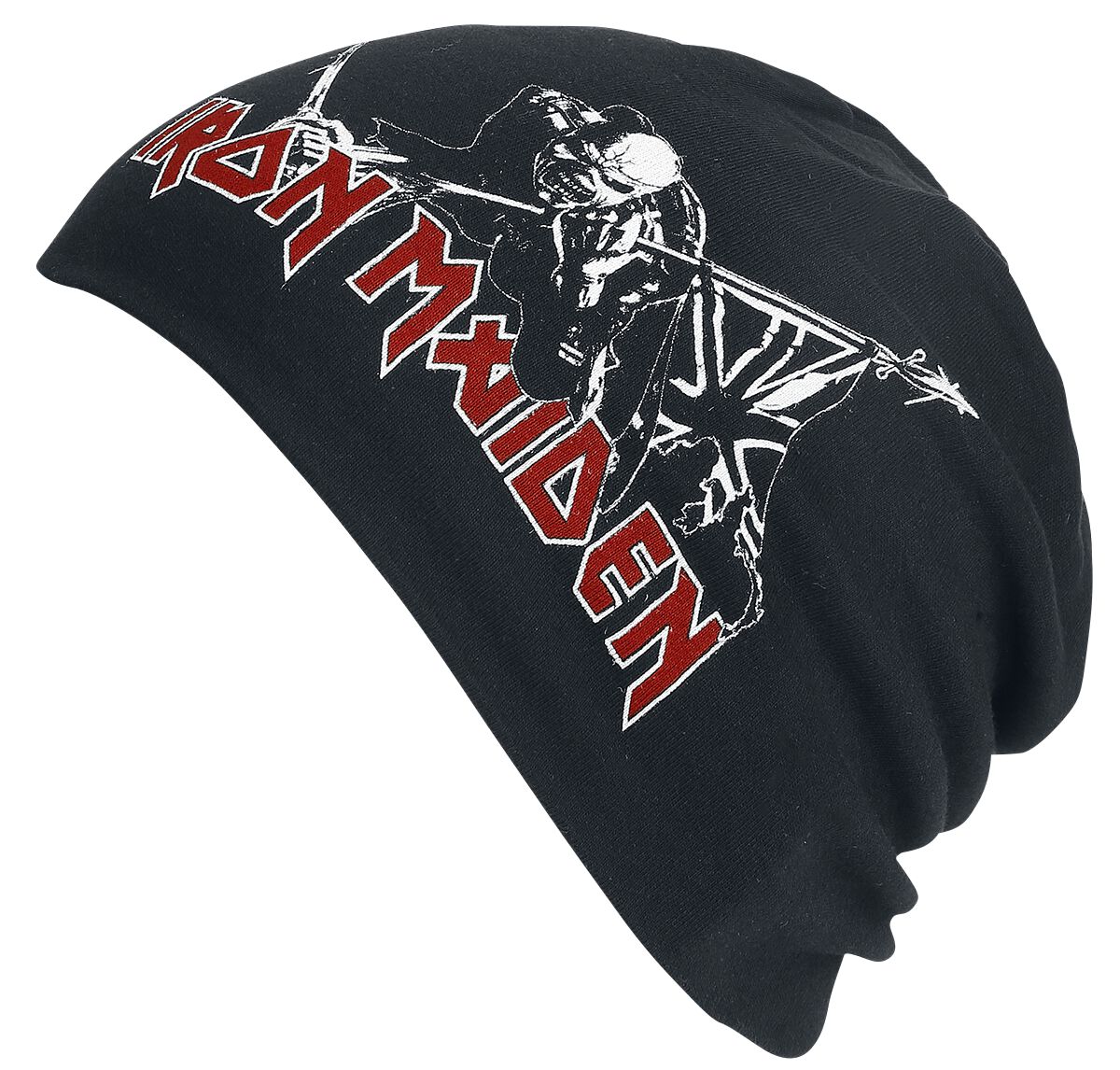 Levně Iron Maiden Trooper - Light Beanie Beanie čepice černá
