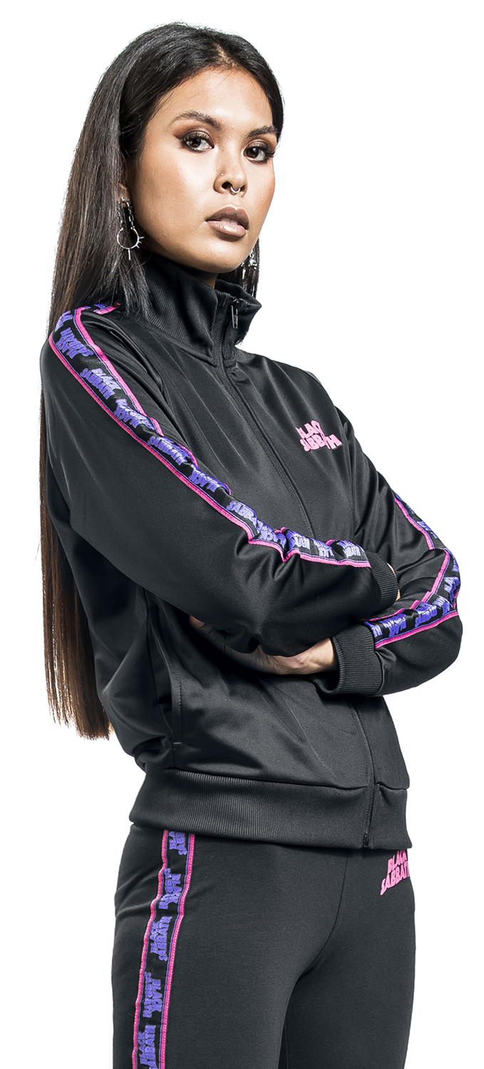 Black Sabbath Amplified Collection - Ladies Taped Tricot Track Top Trainingsjacke schwarz