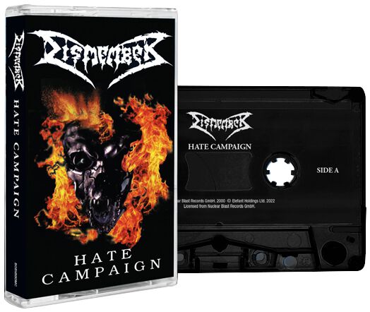 Hate campaign von Dismember - MC (Re-Release, Standard)