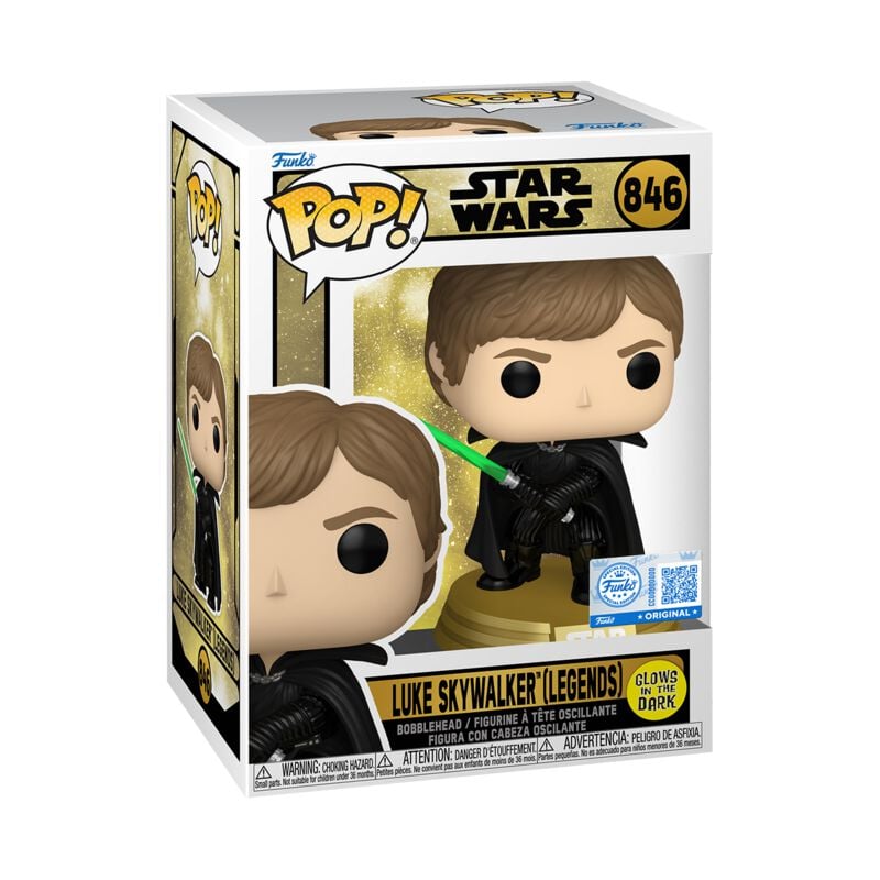 Star Wars - Legends - Luke (Glow in the Dark) Vinyl Figur 846 - Funko Pop! Figur - Funko Shop Deutschland - Lizenzierter Fanartikel