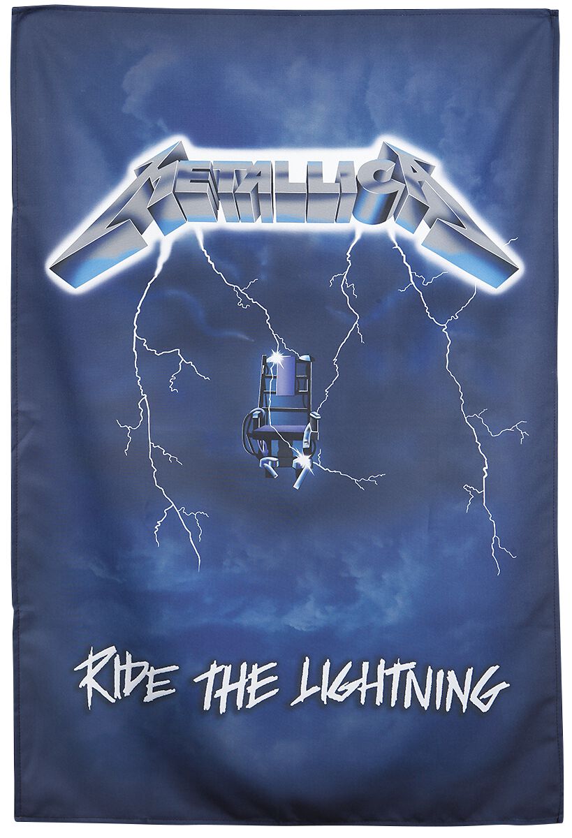 Metallica Ride The Lightning Flagge multicolor