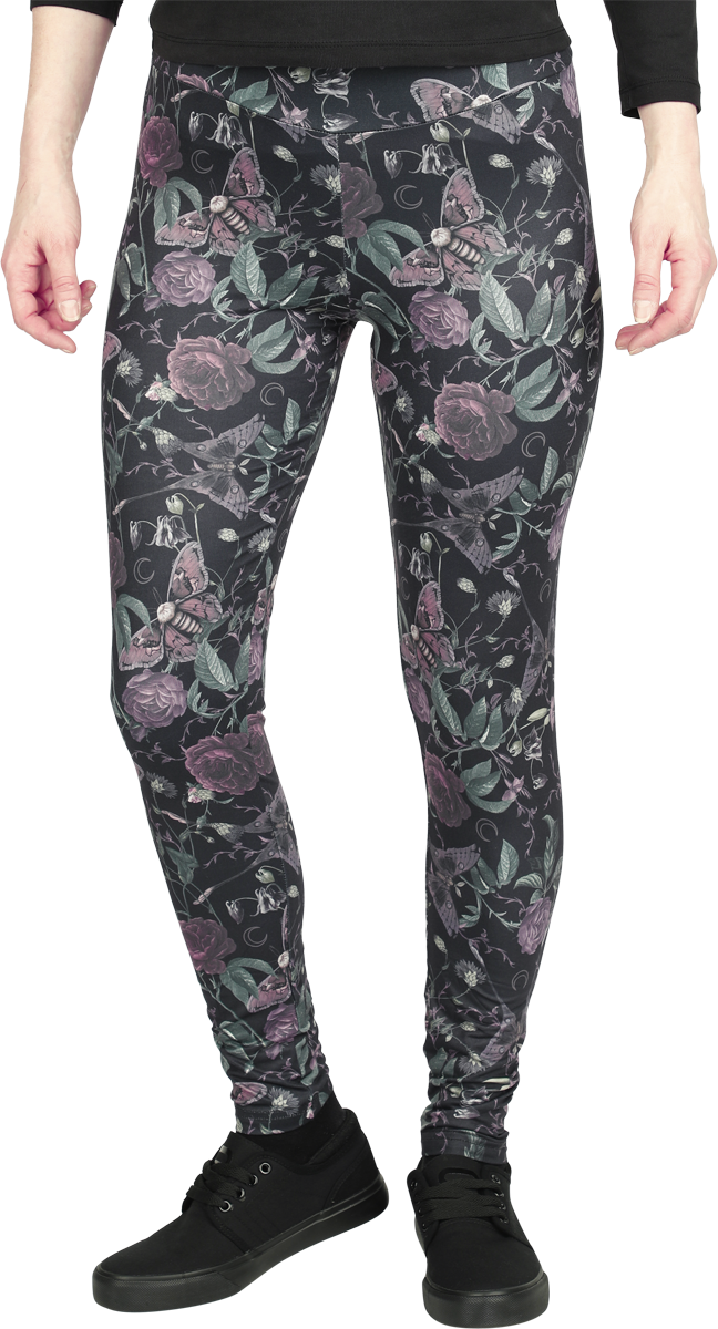 Thumbnail - Gothicana by EMP Mystical Woods Leggings schwarz in XL