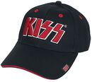 Red on White Logo - Baseball Cap, Kiss, Cap