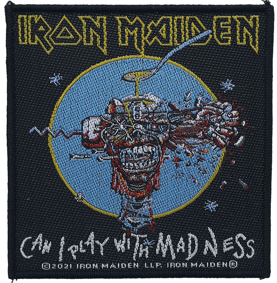Levně Iron Maiden Can I Play With Madness nášivka vícebarevný
