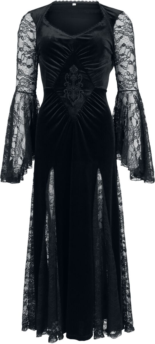 Gothicana by EMP - Gothic Kleid lang - Countess Bathory - S bis XXL - für Damen - Größe S - schwarz