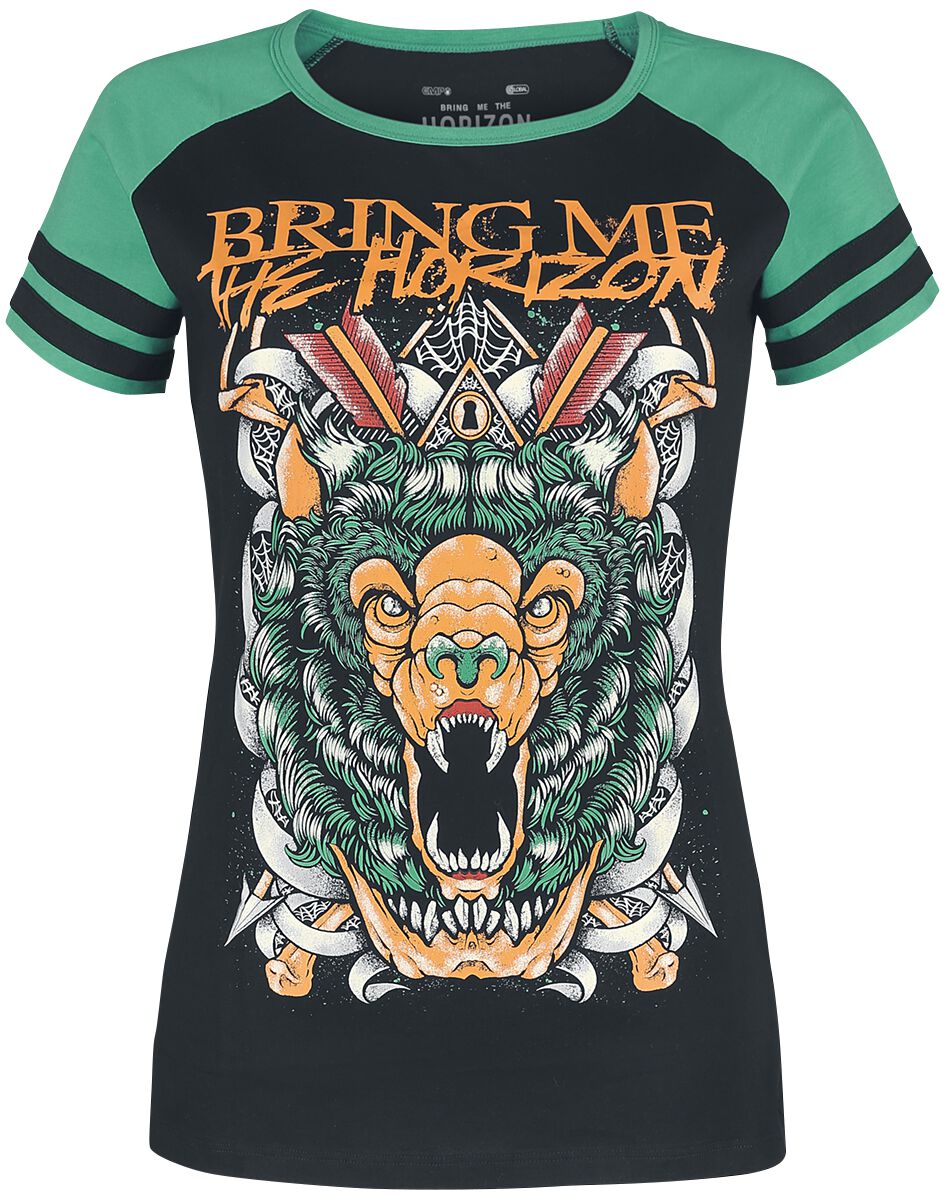 Image of Bring Me The Horizon EMP Signature Collection Girl-Shirt schwarz/blau/grün
