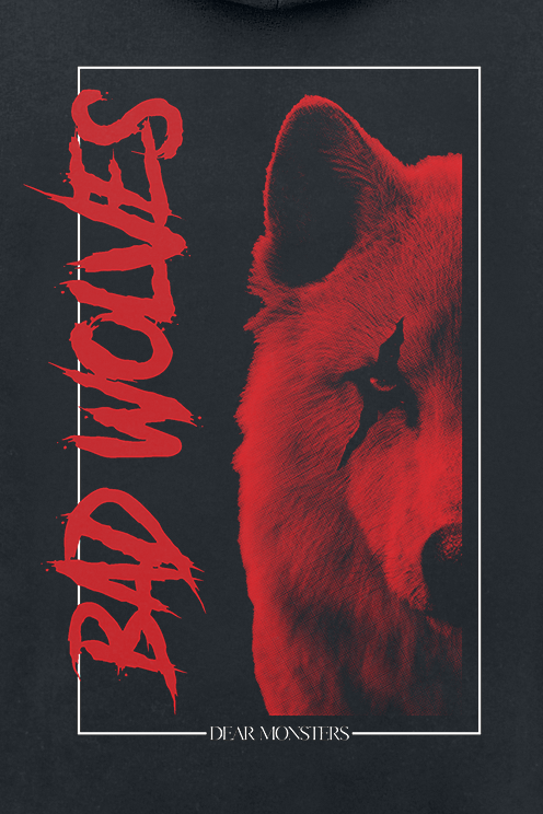 Bad Wolves Dear Monsters Album Kapuzenpullover schwarz