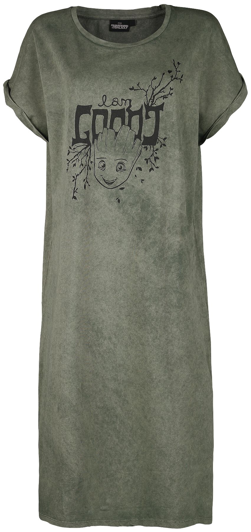 Guardians Of The Galaxy Groot Langes Kleid grün