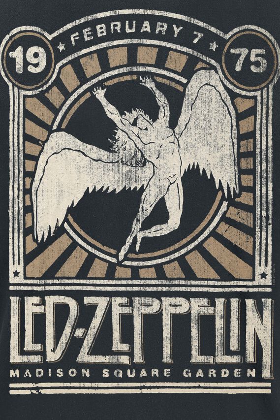 Madison Square Garden 1975 Led Zeppelin T Shirt Emp