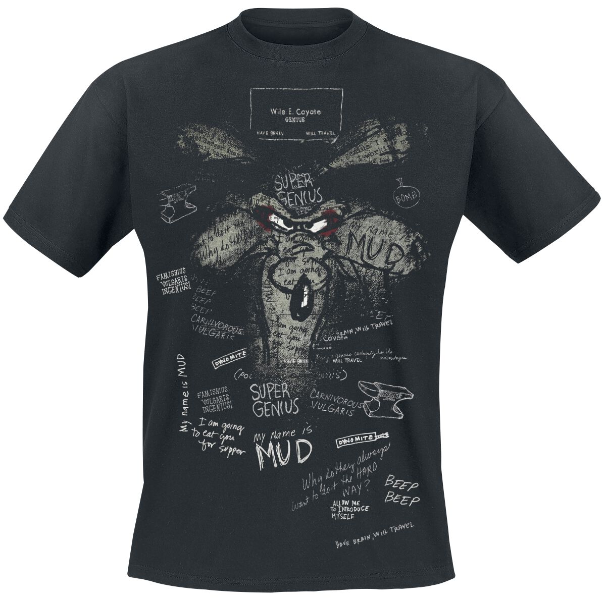 Looney Tunes T-Shirt - S - für Männer - Größe S - schwarz  - EMP exklusives Merchandise!