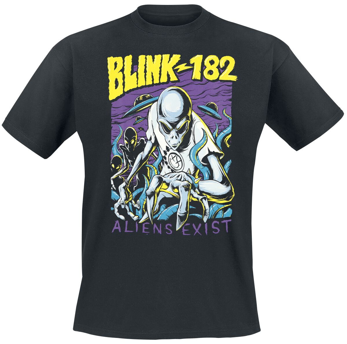 Aliens Exist T-Shirt schwarz von Blink-182