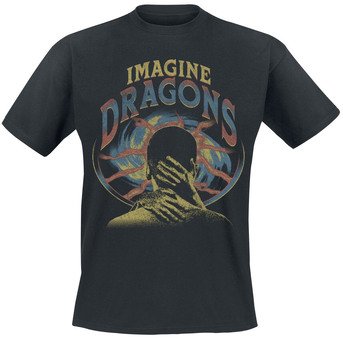 Levně Imagine Dragons Hands Tričko černá