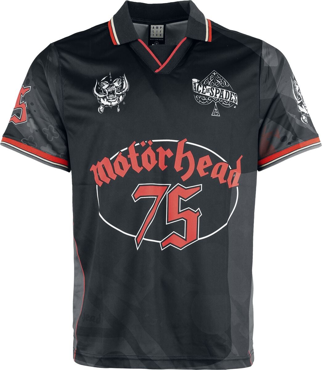 Motörhead Jersey - Ace Of Spades Rock FC - S til 5XL - Herrer - svart
