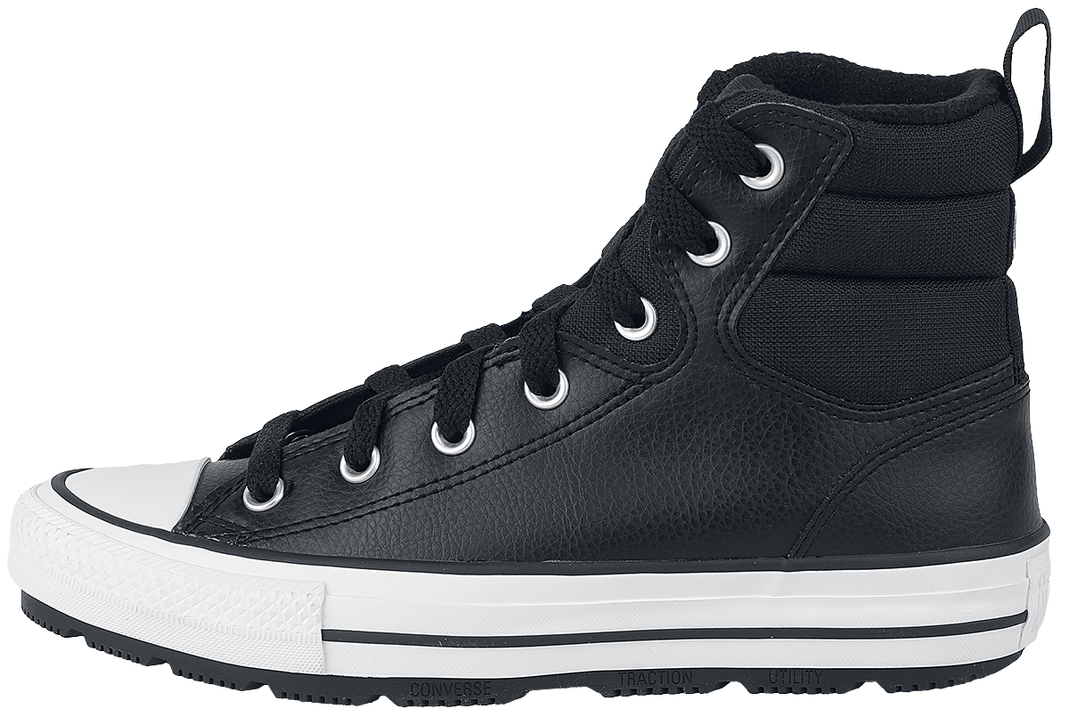 Converse Chuck Taylor All Star Faux Leather Berkshire Boot Sneaker high schwarz