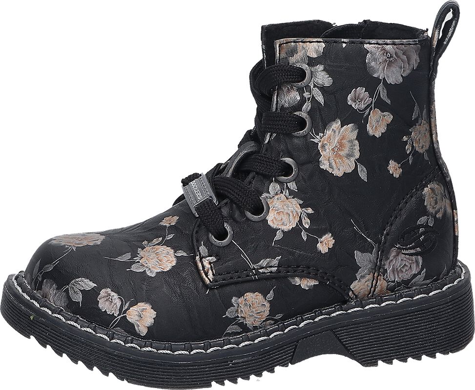 Metallic Flower Boots