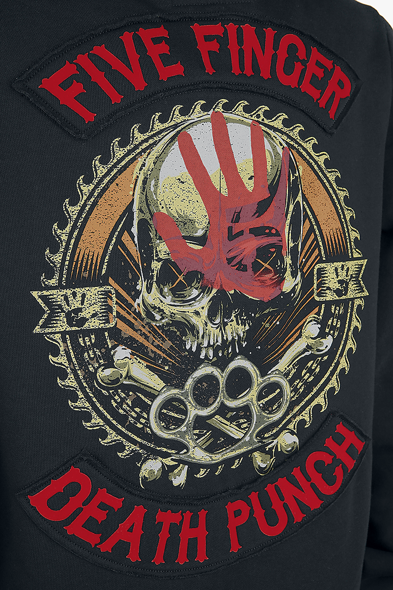 Five Finger Death Punch EMP Signature Collection Kapuzenjacke schwarz rot