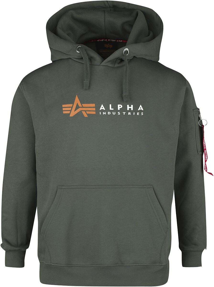 Alpha Label Hoody | Alpha Industries Kapuzenpullover | EMP