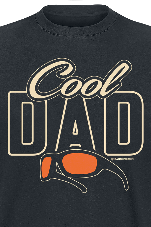Familie & Freunde Cool Dad T-Shirt schwarz