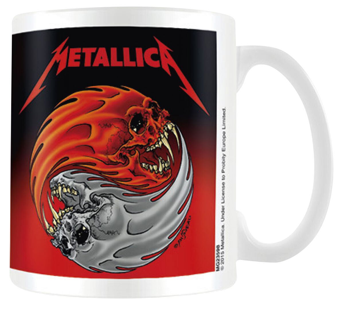 Metallica Yin-Yang Cup multicolor