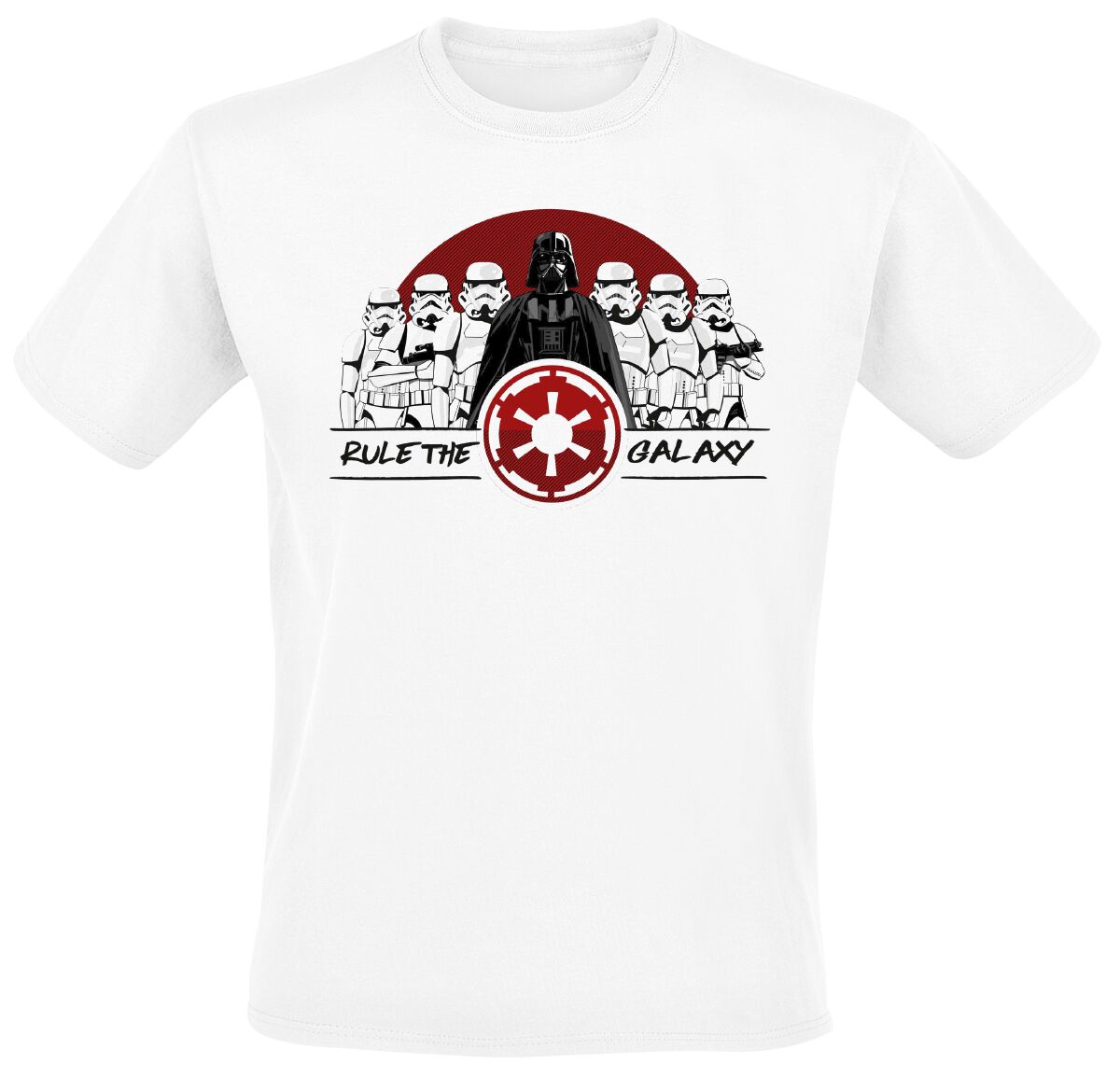 Star Wars Rule The Galaxy T-Shirt white