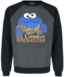 Cookie Monster, Sesamstraße, Sweatshirt