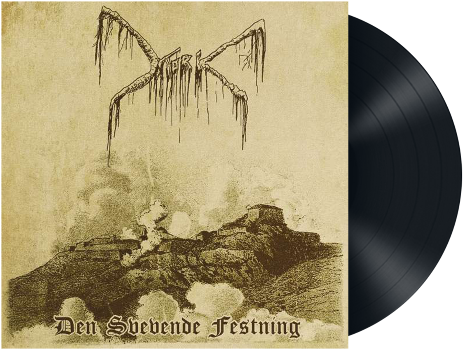 Mork  LP - Den svevende festning - black