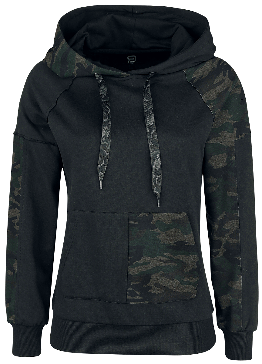 RED by EMP - Stay Different - Girls hooded sweatshirt - camouflage-black image