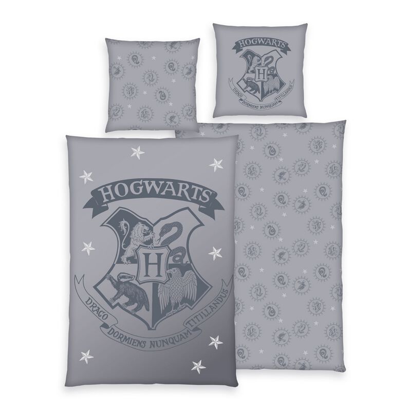 Harry Potter Bettwäsche - Hogwarts - multicolor  - Lizenzierter Fanartikel