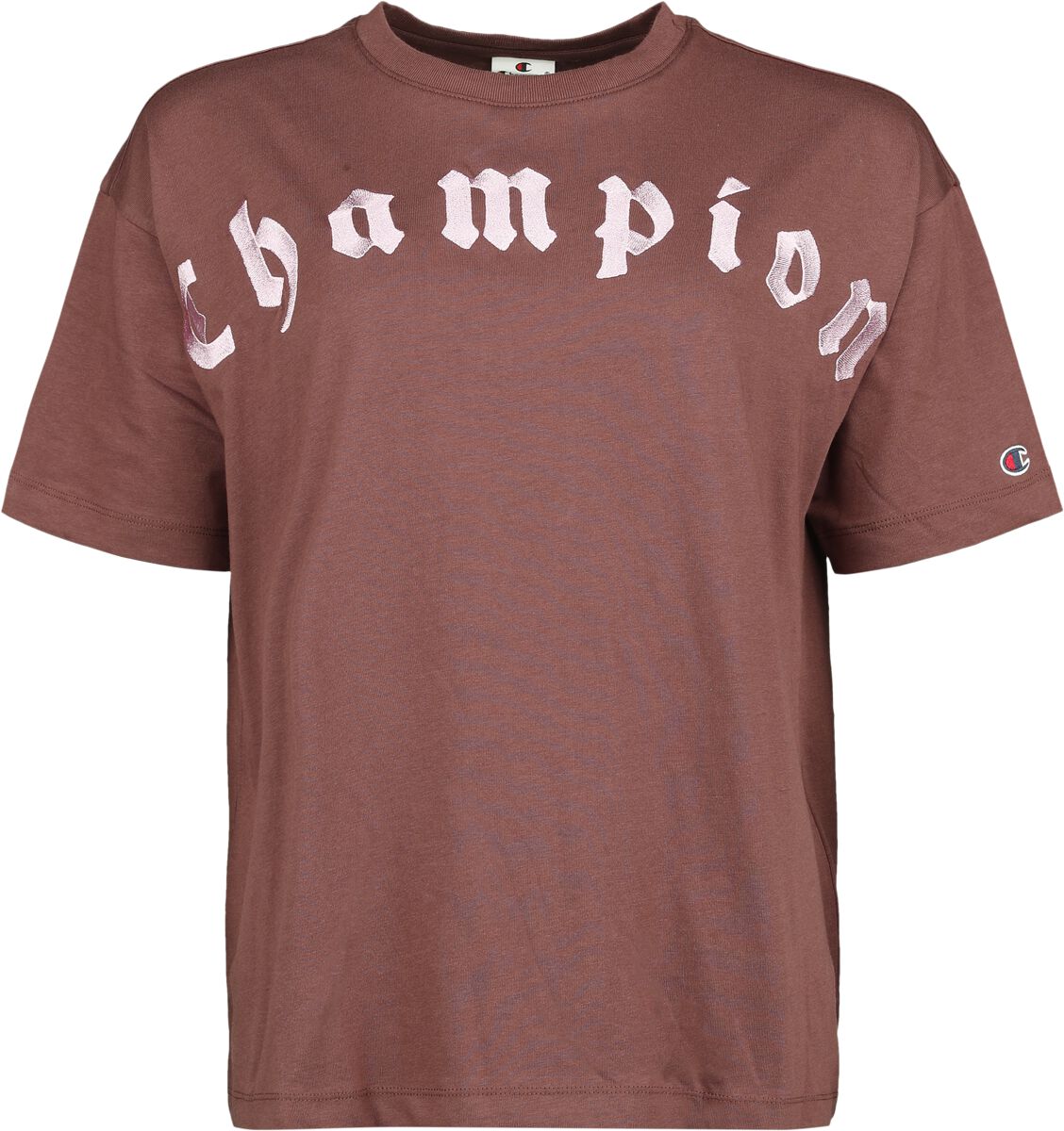 Champion Crewneck T-Shirt T-Shirt bordeaux in M