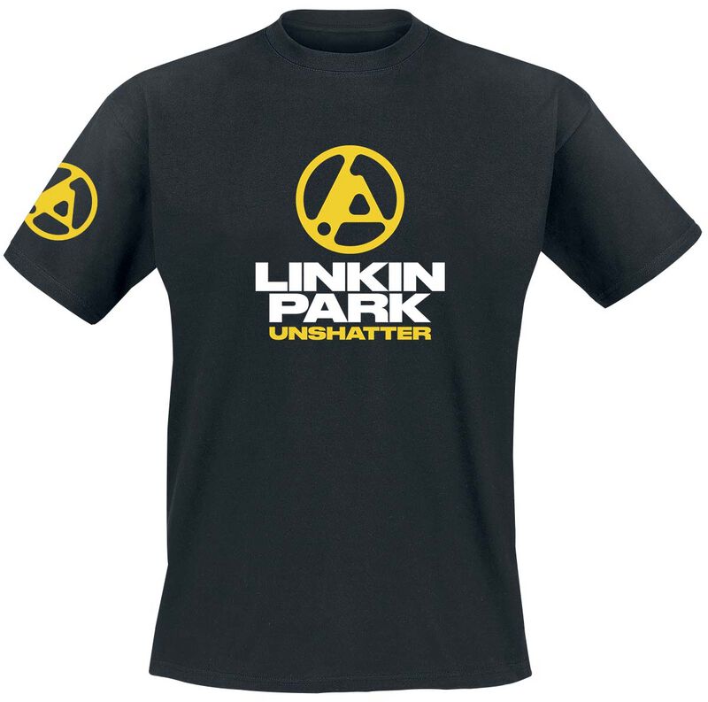 T-Shirt Manches courtes  de Linkin Park - Unshatter Photo - S à 5XL - pour Homme - noir