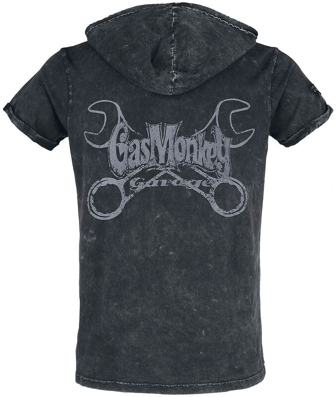 Männer Bekleidung Washed Monkey | Gas Monkey Garage T-Shirt