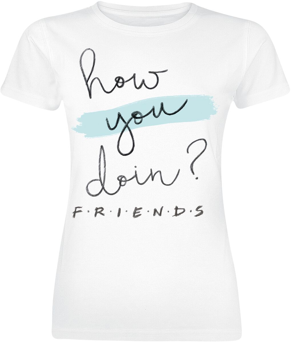 Friends How You Doin'? T-Shirt white