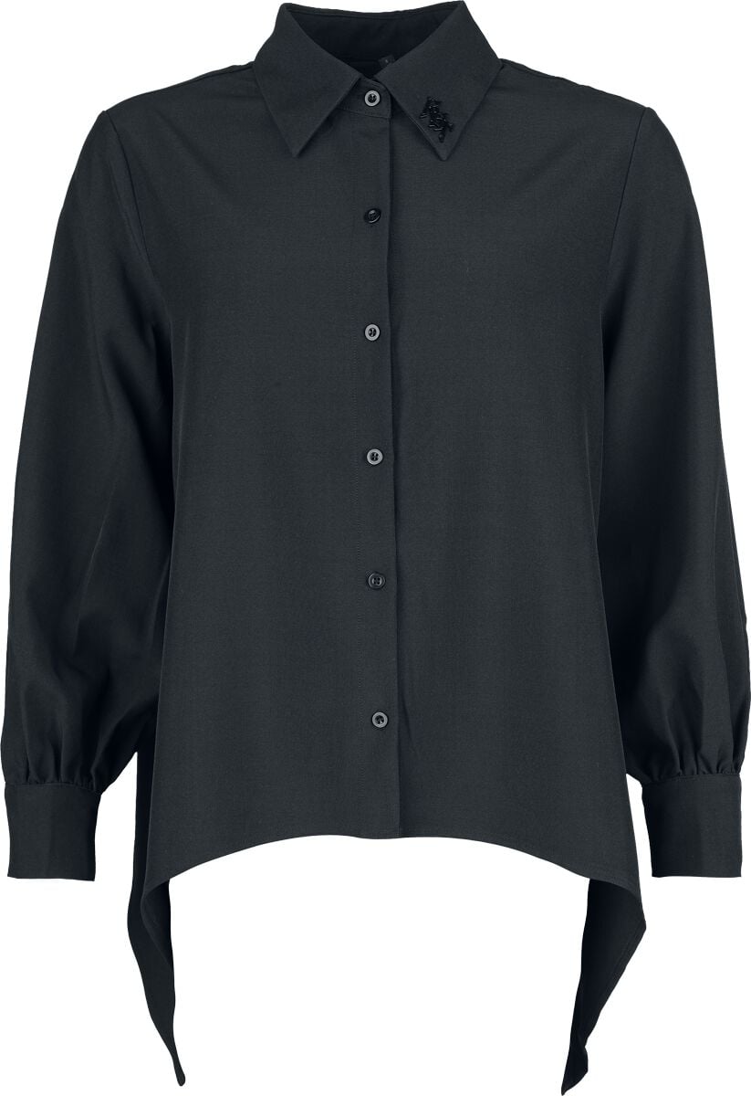 Blusa Gothic Di Kihilist By Killstar - Eriska Shirt (Black) - Xs A 4XL - Donna - Nero