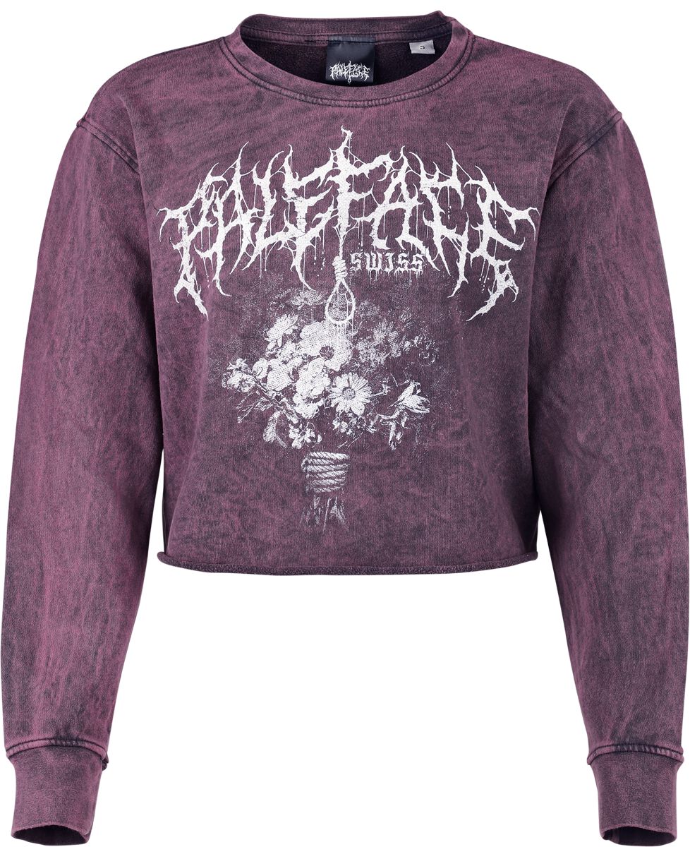 Felpa  di Paleface Swiss - Wilted - S a XXL - Donna - porpora